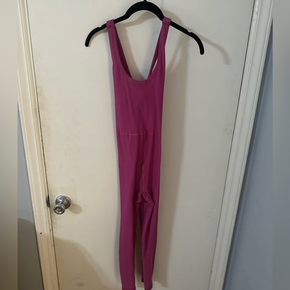 Free People Movement Pink Full Body Suit XL